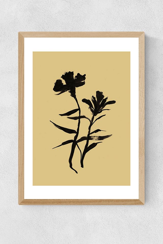 Dan Hobday Mono Botanical 3 Wall Art Print #1