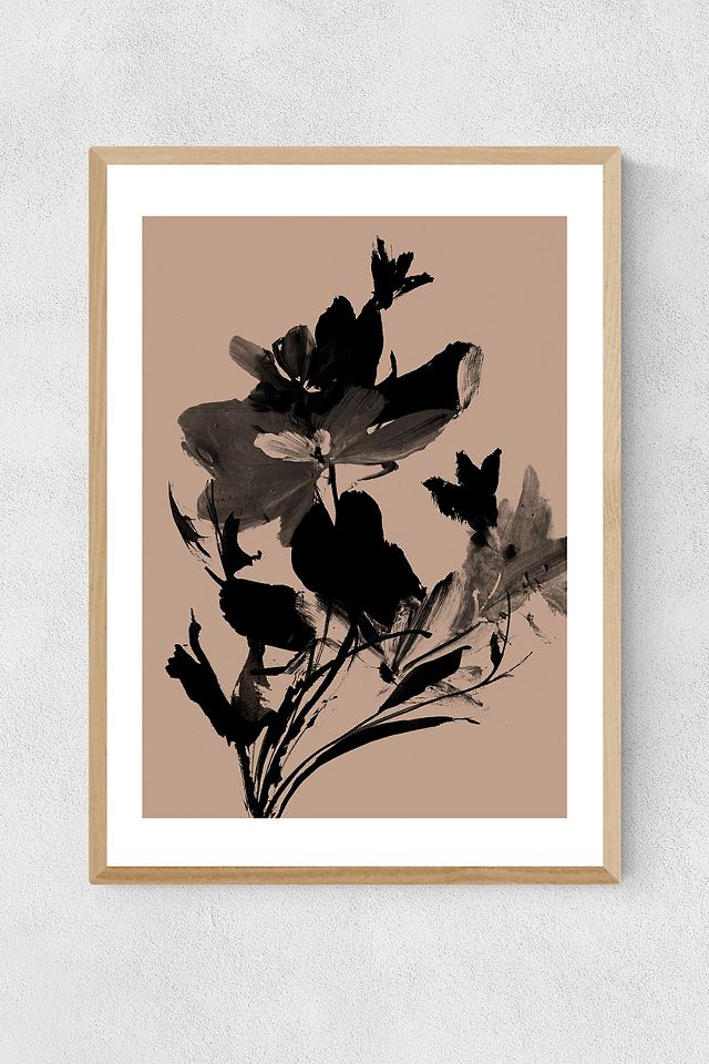 Dan Hobday Mono Botanical 12 Wall Art Print 