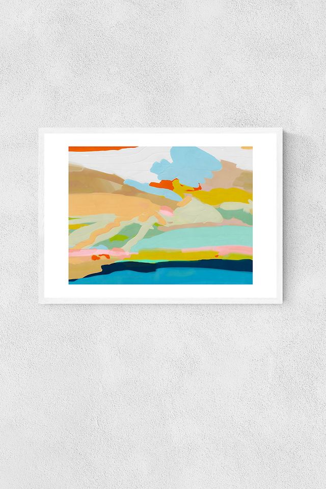 Ana Rut Bre Sea Hills Summer Sun Wall Art Print 