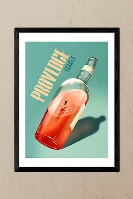 East End Prints Provence Black Framed Wall Art Print