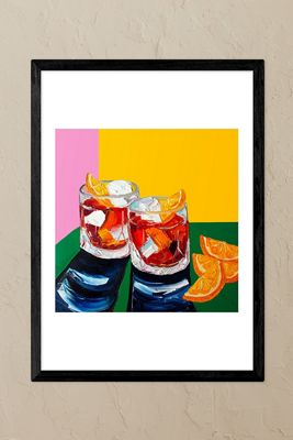 East End Prints Negronis Black Framed Wall Art Print