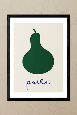 East End Prints Poire Black Framed Wall Art Print