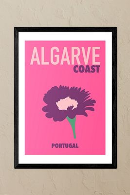 East End Prints Algarve Coast Portugal Black Framed Art Print
