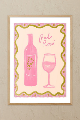 EAST END PRINTS EAST END PRINTS PALE ROSE OAK FRAMED WALL ART PRINT