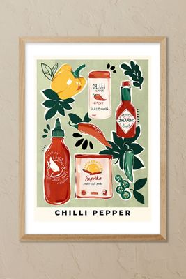 East End Prints Chilli Pepper Wall Art Print