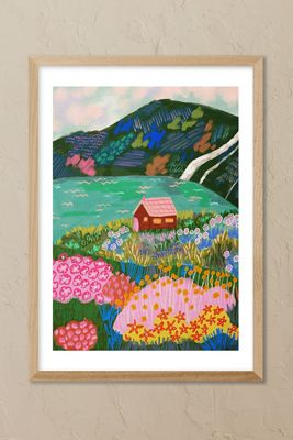 East End Prints House by the Lake Wall Art Print