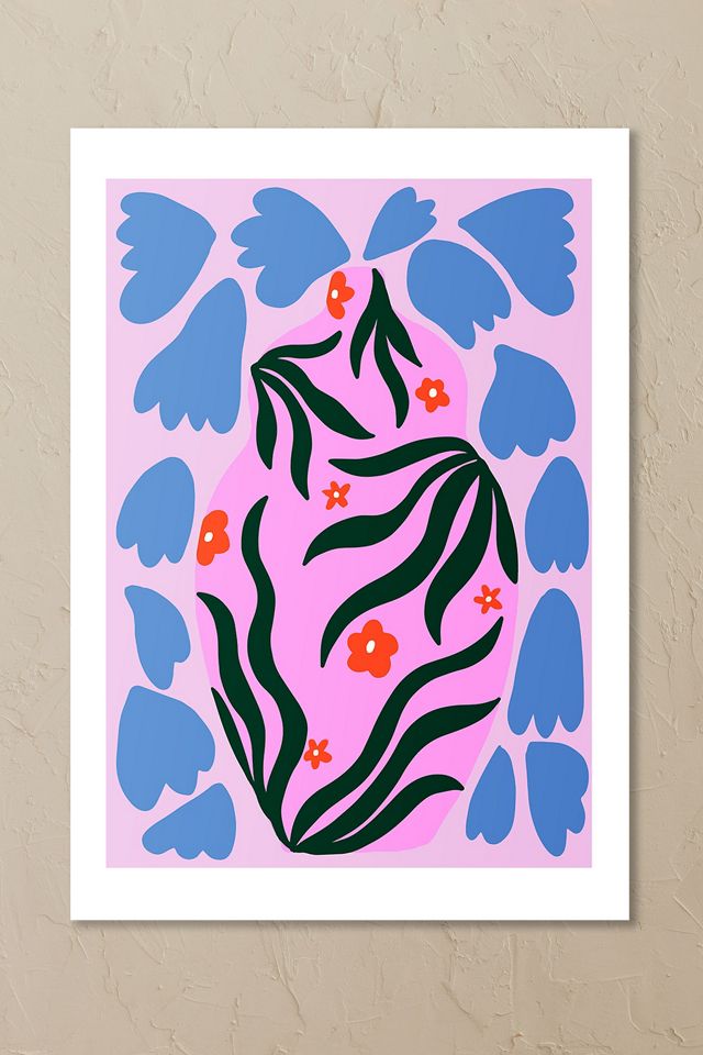 East End Prints Daisy Pot Wall Art Print #1