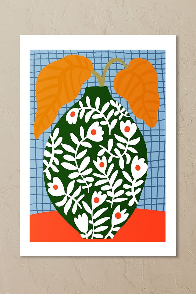 East End Prints Dot Pot Wall Art Print #1