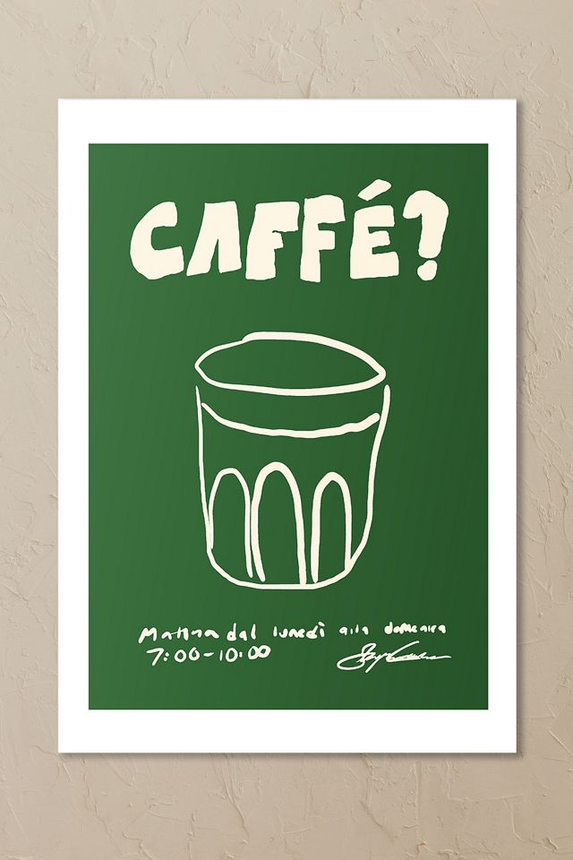 East End Prints Caffe Wall Art Print #1