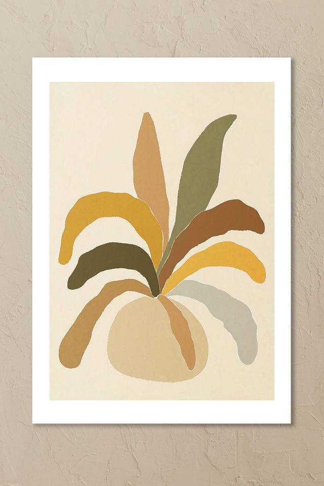 East End Prints Pastel Plant Wall Art Print #1