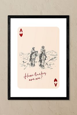 East End Prints How Lucky Are We Framed Wall Art