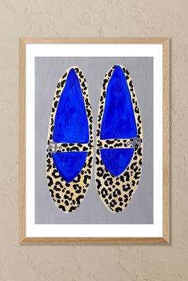 East End Prints Leopard Shoes Framed Wall Art