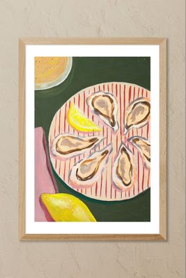 East End Prints Half a Dozen Oysters Framed Wall Art