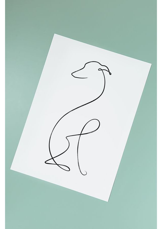 Décor mural Whippet #2