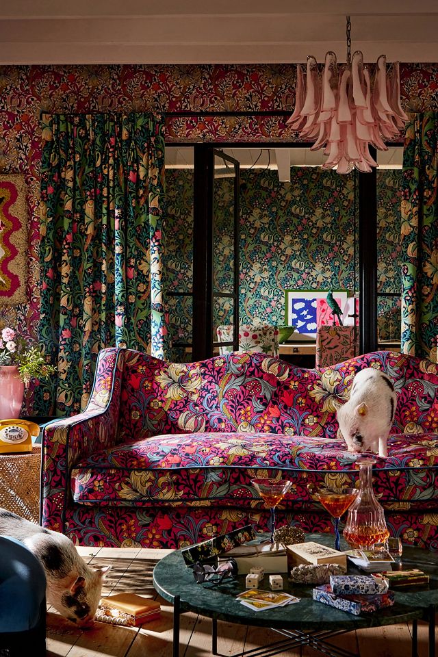 Sanderson Archive Golden Lily Wallpaper #3