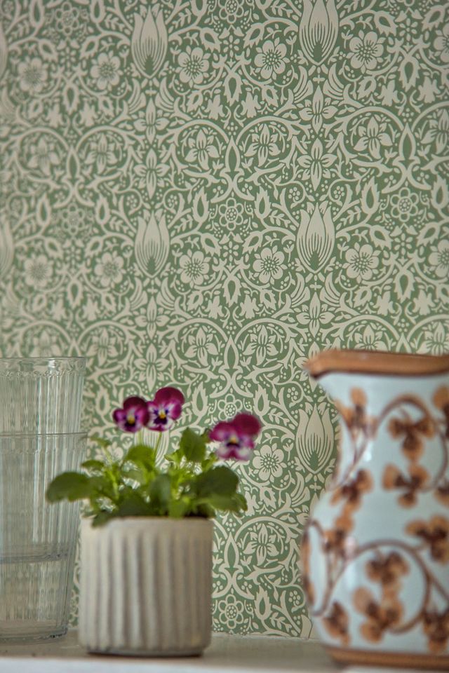 Sanderson Borage Wallpaper #1