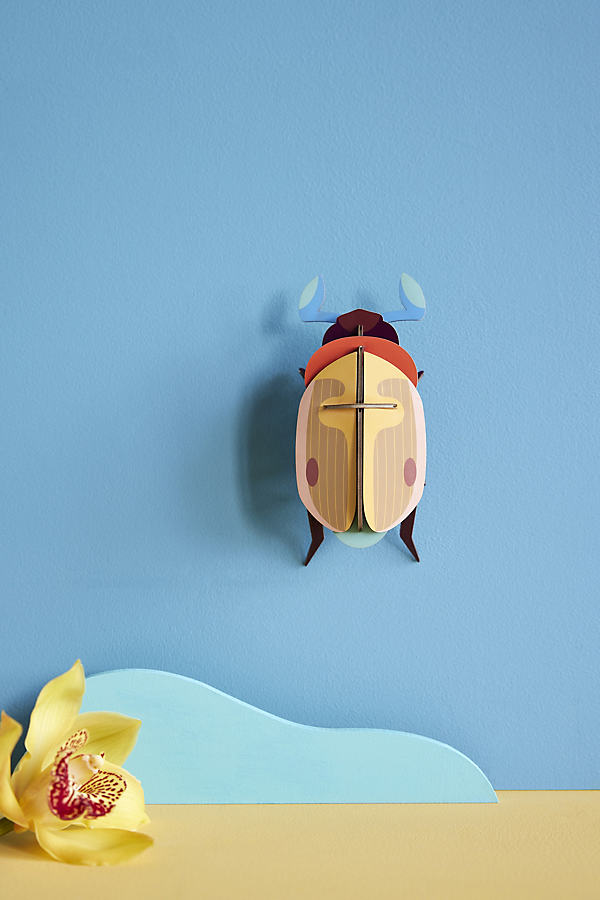Studio Roof 3D Beetle Wall Art