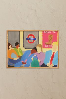 Paper Collective Born To Ride Stampa Artistica da Parete