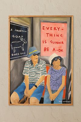 Paper Collective Everything Is Gunna Be OK Wall Art Print