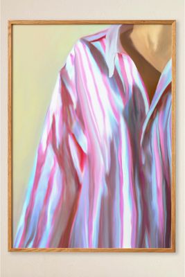 Cuadro Enmarcado de Arte de Pared Dad Shirt de Misfitting Things
