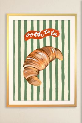 Eleanor Bowmer Oooh La La Croissant Impression d'art mural