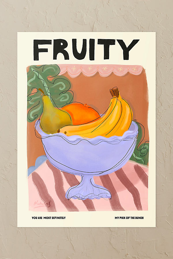 Fruity by Natalia Bagniewska A3 Wall Art Print