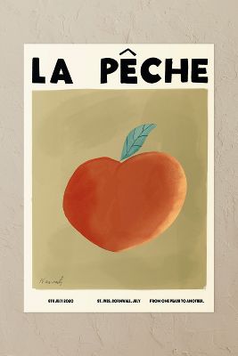 La Peche by Natalia Bagniewska A3 Wall Art Print