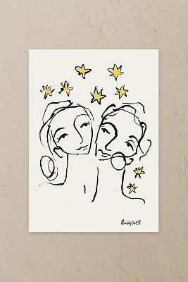 Olivia Sewell Starry Starry Night A3 Print | Anthropologie UK