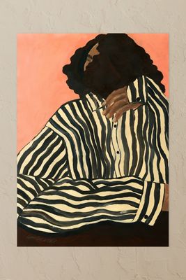 The Poster Club Affiche d'art murale Serene Stripes