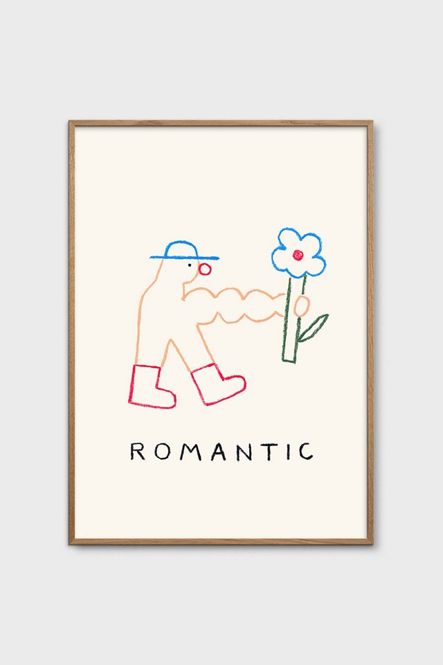Impresión de Arte de Pared Romántico The Poster Club #1