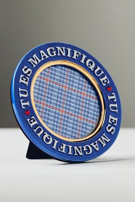 Claudette Text Stoneware Picture Frame