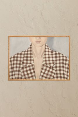 Cadre Mural Chemise à Carreaux par Jonna Valtner