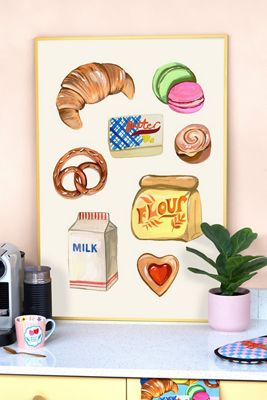 Eleanor Bowmer Baking Icons Print