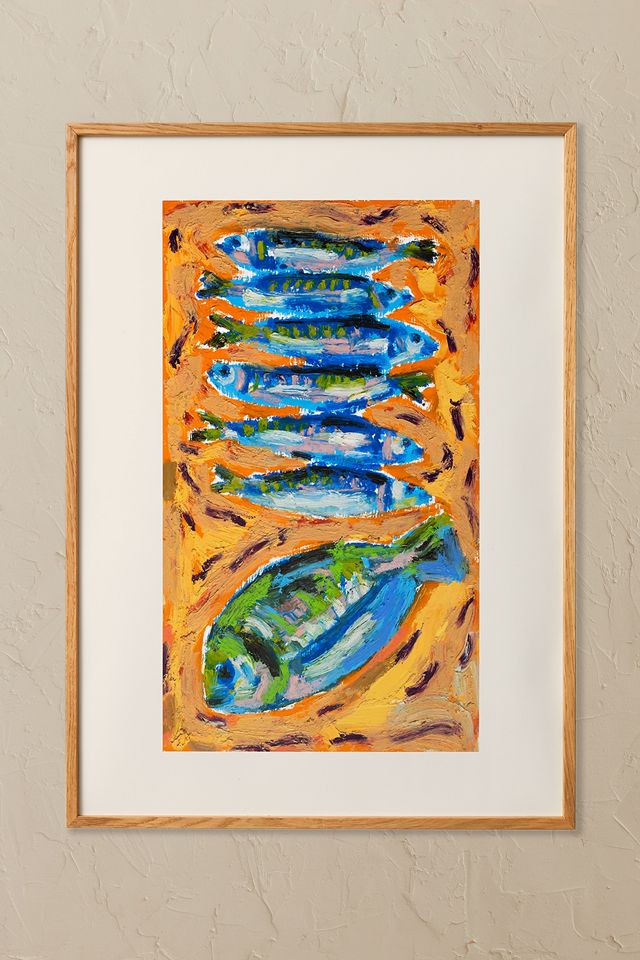 Seven Fish by Adee Ardon Framed Wall Art  #1