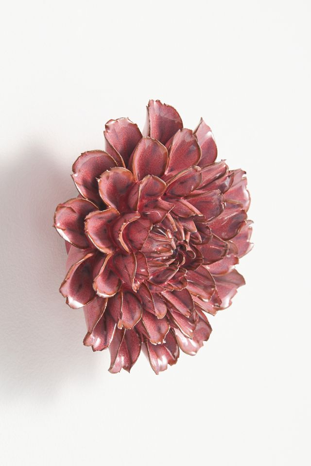 Pink Ceramic Flower Gallery Wall Charm #2