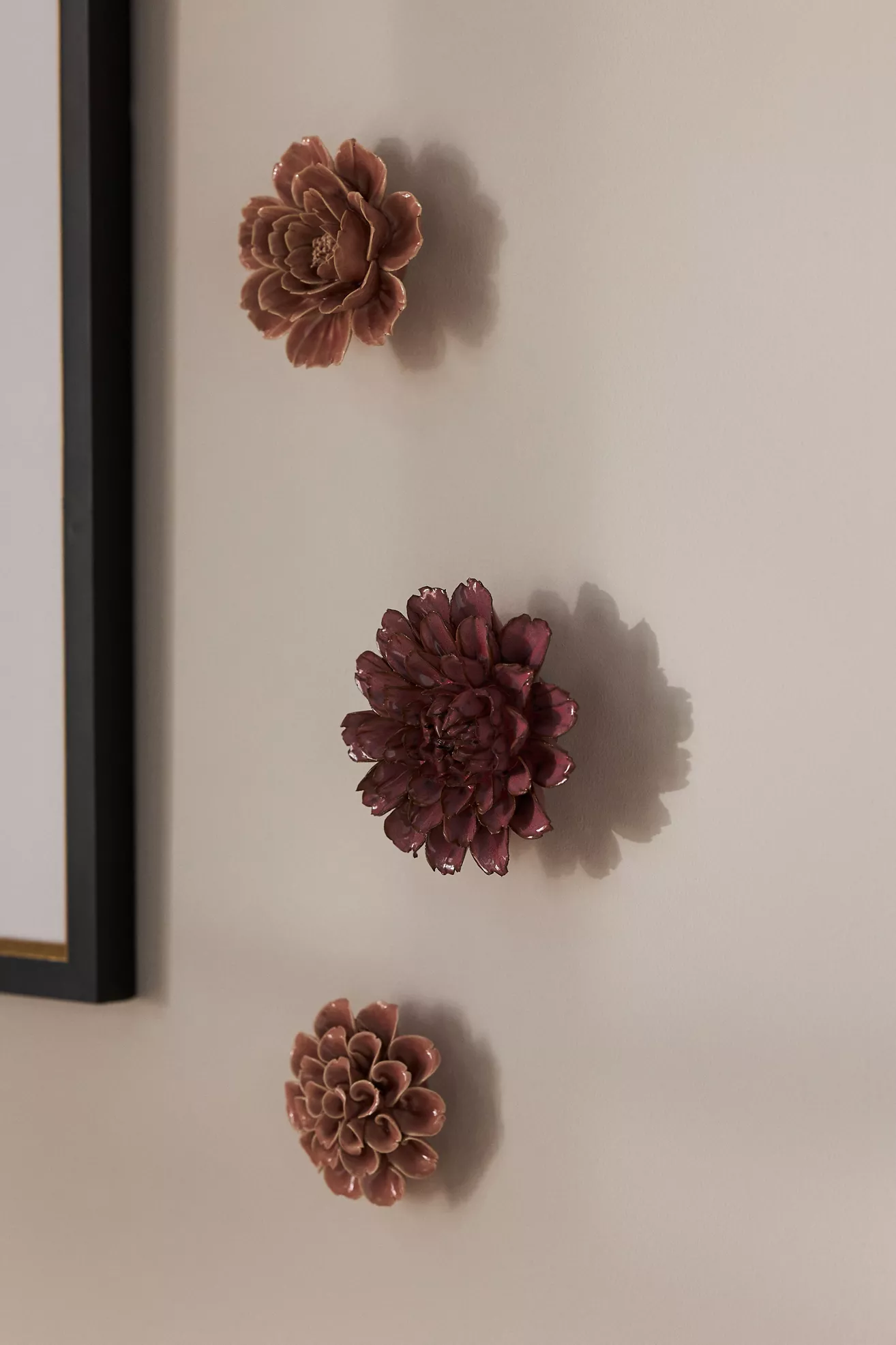 Pink Ceramic Flower Gallery Wall Charm - thumbnail 10