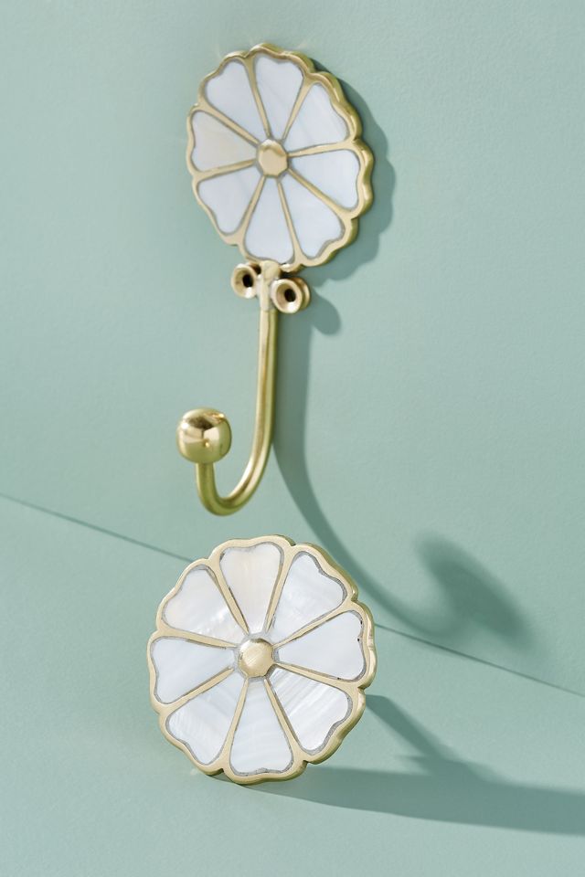 Floral Mother-Of-Pearl Hook #1