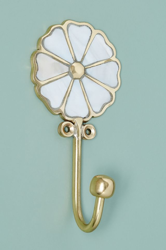 Floral Mother Of Pearl Hook Anthropologie UK