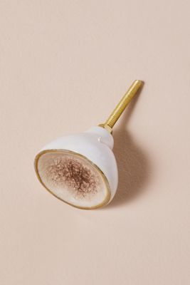 Bouton en céramique émaillée