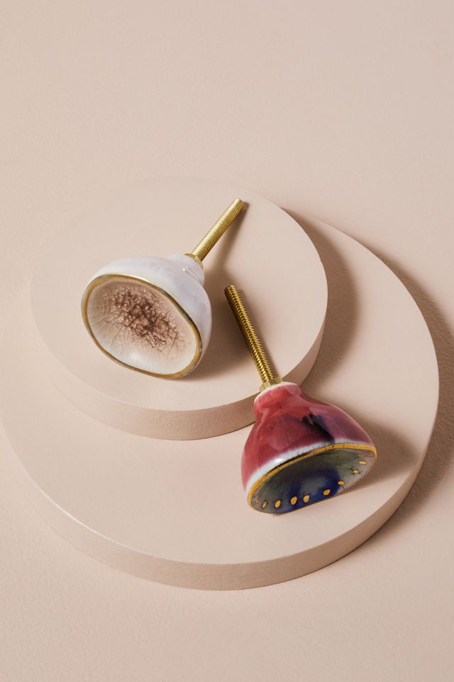 Glazed Ceramic Knob #2