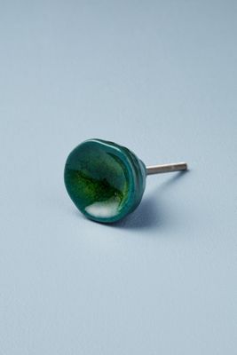 Bouton en céramique émaillée