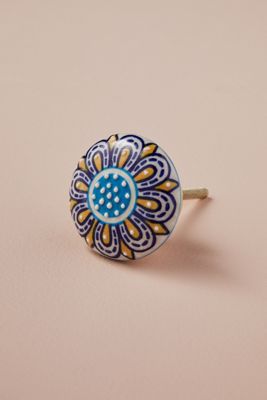 Pomello in Ceramica Dipinto a Mano