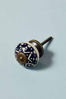 Hand-Painted Ceramic Knob