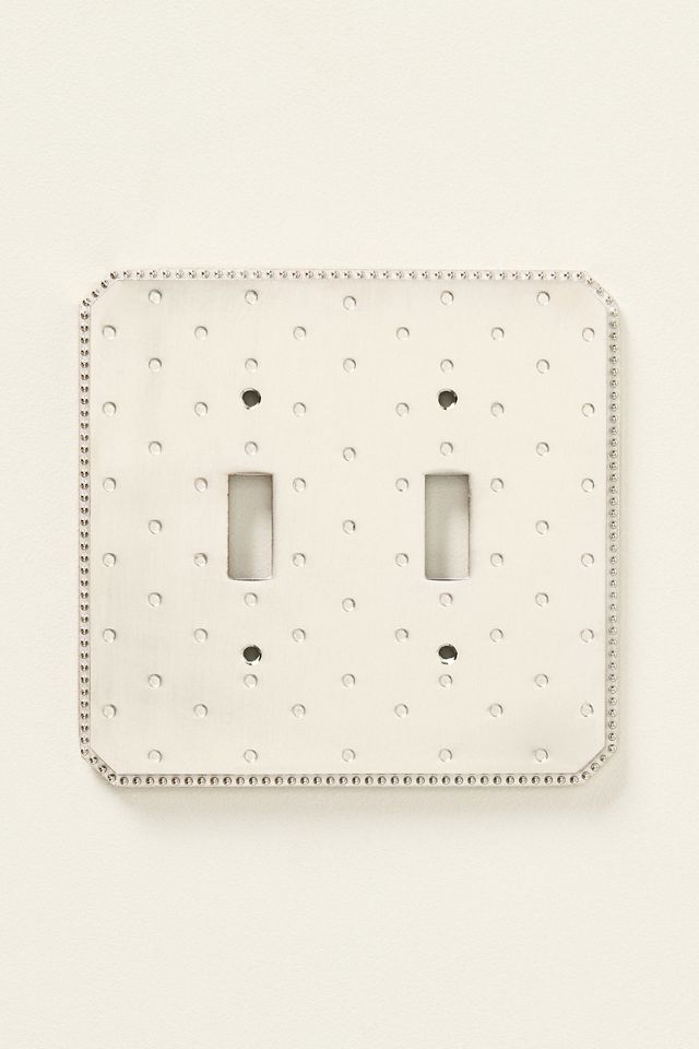 Joanie Etched Metal Floral Switch Plate #4