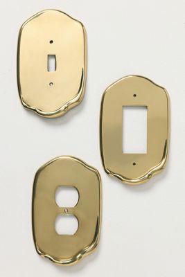 Alina Irregular Metal Switch Plate