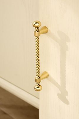 Maude Twisted Rope Brass Handle