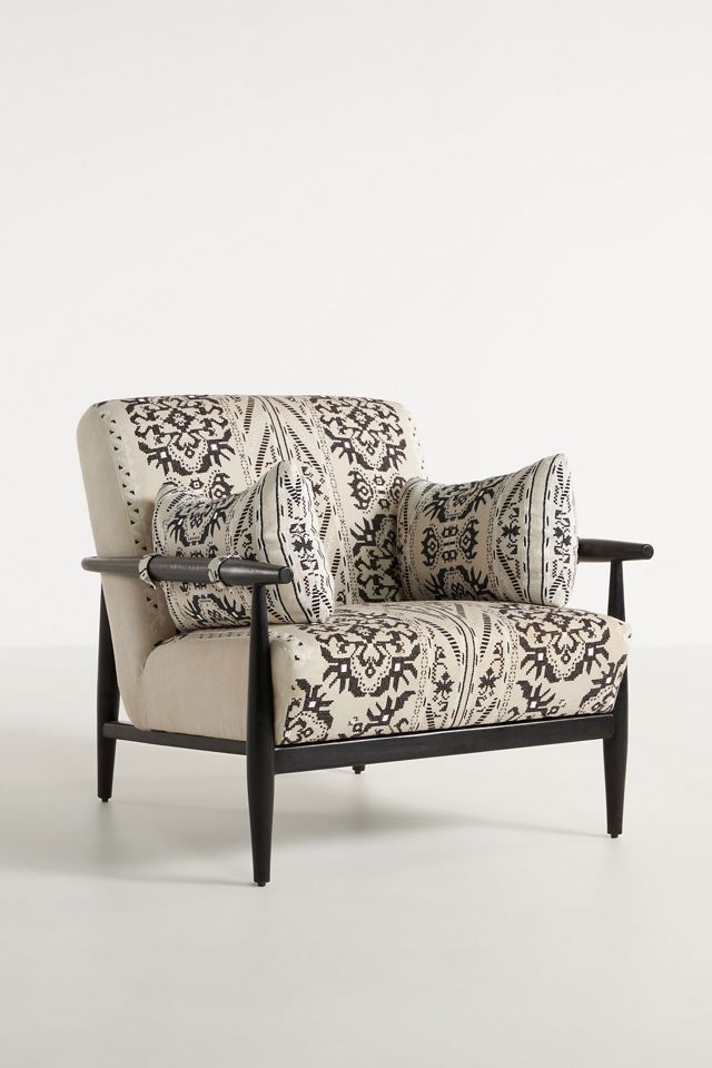 Embroidered Kershaw Armchair #1