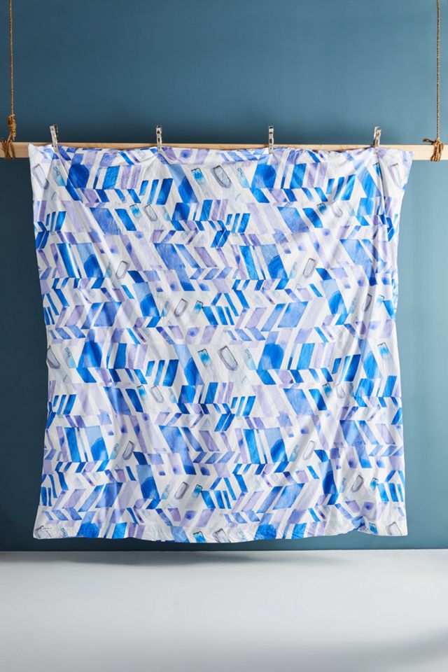 Painted Indigo Duvet Cover #3