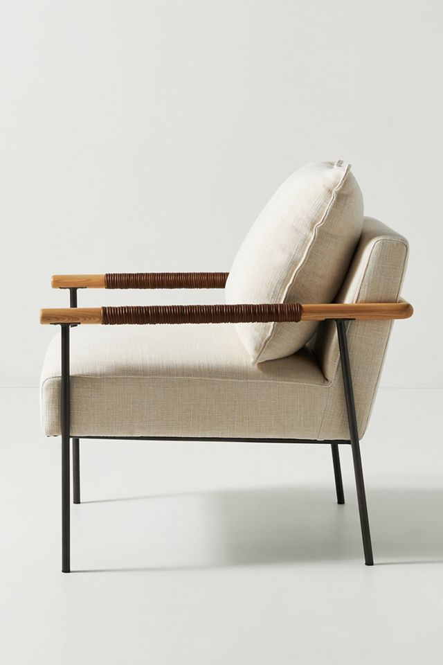Valencia Linen Atticus Armchair #4