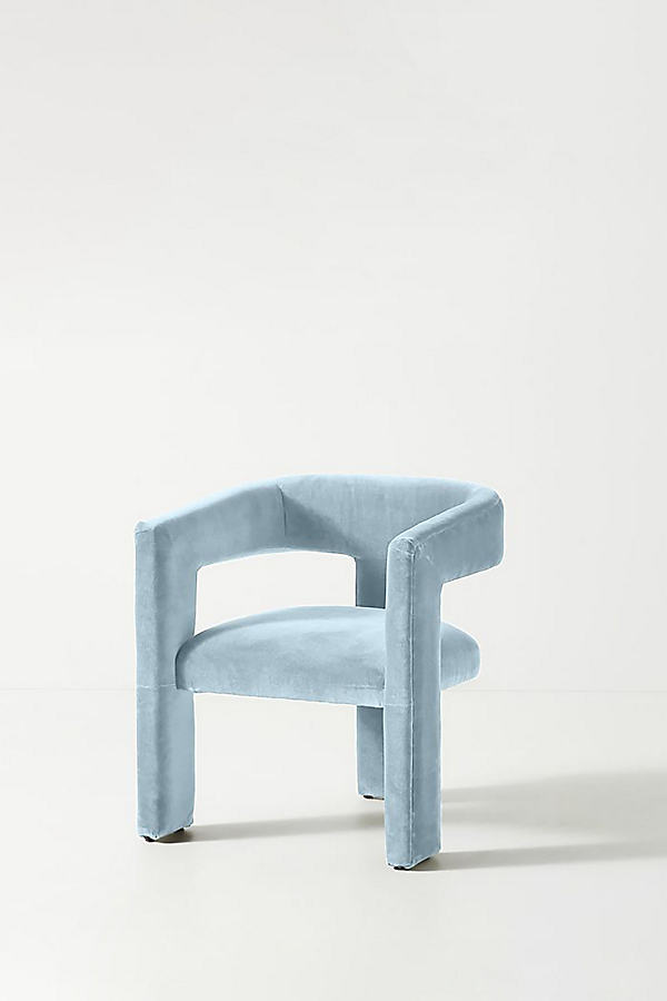 Effie Velvet Tripod Dining Chair
